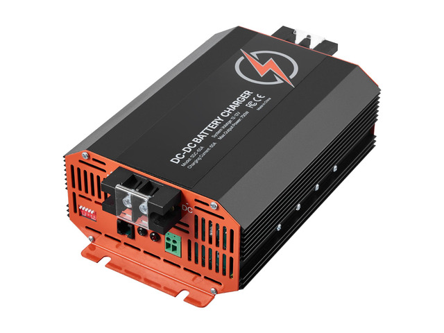 12V 60A DC to DC Battery Charger, 750W, On-Board Battery Charger for Lead-Acid, Lithium, AGM, GEL, and Flooded Batteries, Smart Multi-Stage...