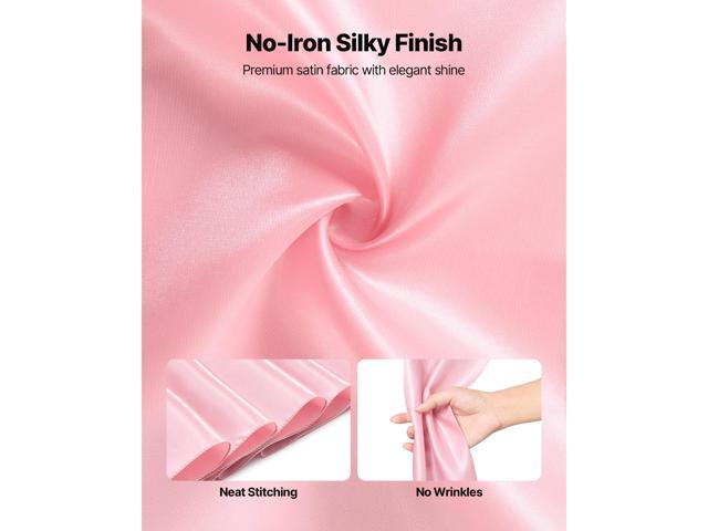 Satin Chair Sashes Bows, 100PCS Chair Ribbon Ties Back Sash, 7 x 108 inch, Rose Gold Wedding Reception Decoration, for Wedding Ceremony Baby Shower...