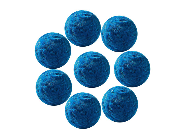 Pool Filter Balls for Sand Filter, 3.1 lbs, Filter Balls Replace Pool Filter Sand, Reusable Blue Polyester Fiber Filter Media with Wash Bag, for...