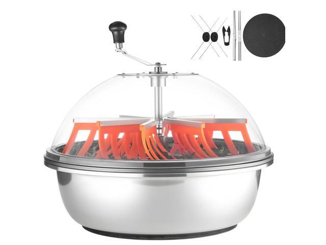 Bud Leaf Bowl Trimmer, 24 in Manual Bud Trimmer, with Sharp Stainless Steel Blades, Visual Cutting, Wet & Dry Hydroponic Cutting Machine, Twisted...