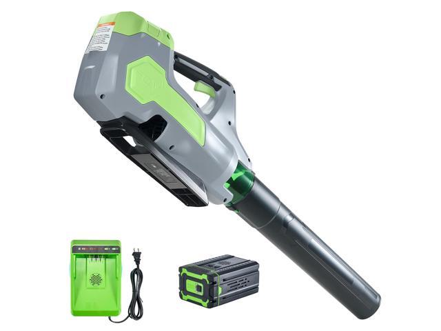 Cordless Leaf Blower, 60V Powerful Electric Leaf Blower with 5.0Ah Battery, Fast Charging & Quiet Operation, 3 Speed Control, 650 CFM/125 MPH...