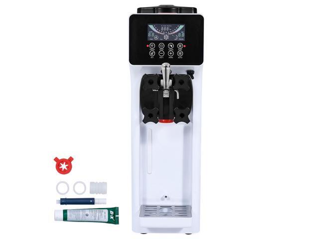 Commercial Ice Cream Machine, 10.6 QT/H Yield, 1000W Single Flavor Countertop Soft Serve Ice Cream Maker, with 4L Hopper 1.6L Cylinder, LCD Panel...