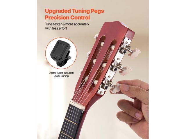 Classical Guitar, 30 Inch, Wood Classical Guitar Starter Kit for Beginners, with Nylon Strings, Gig Bag, Strap, Tuner, Extra Strings, Pick, Capo,...