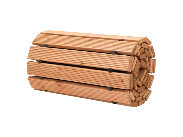 Wooden Garden Pathway, 8 ft L x 17 in W, Non-Slip Straight Garden Walkway, Roll Out Cedar Outdoor Walkway Path with Wire Rope Connection,...