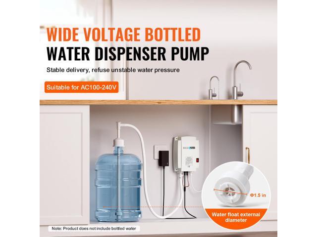 Bottled Water Dispenser Pump System, 5 Gallon Dispensing System, Automatic Electric Water Dispenser, Single Inlet Water Jug Pump, Compatible Use...