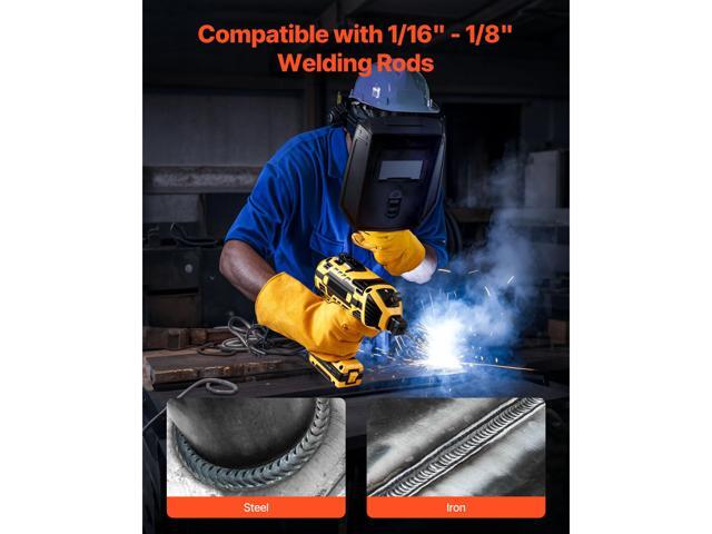 Portable Handheld Welding Machine, 20-140A Portable ARC Welder with 5-Level Current Adjustment & IGBT Inverter, 110V Handheld Stick Welder with Hot...