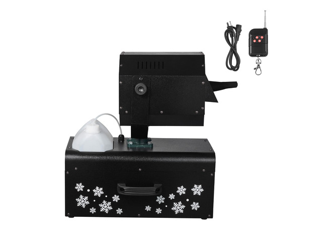 VEVOR Snow Machine 2000W Wireless Remote Swing Snow Making Machine for Holiday