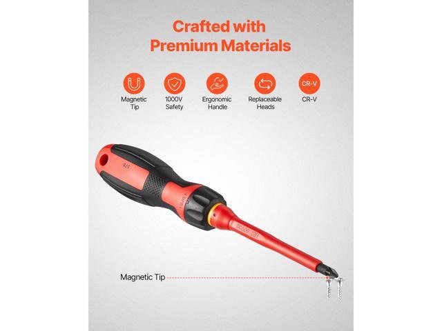 Insulated Screwdriver Set 13-Piece Insulated Tool Set for Electricians 1000V