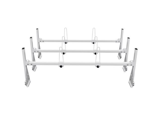VEVOR Trailer Ladder Rack Van Roof Ladder Rack 800 lbs 56.7-63 inch Adjustable