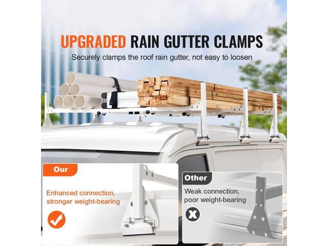 VEVOR Trailer Ladder Rack Van Roof Ladder Rack 800 lbs 56.7-63 inch Adjustable