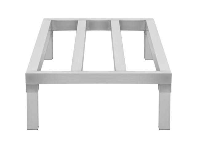 Newly UpgradedVEVOR Aluminum Dunnage Rack Stationary Dunnage Rack 48 x 20 x 8 Storage Rack