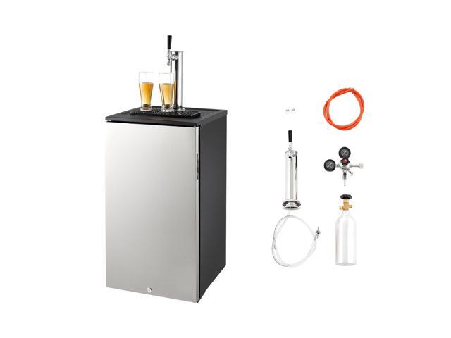 VEVOR Beer Kegerator with CO2 Tank Single-Tap Beer Dispenser 92L Refrigerator