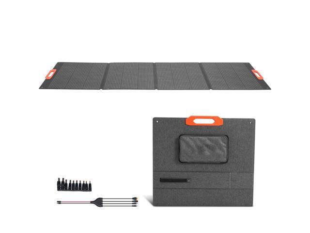 VEVOR 300W Foldable Monocrystalline Solar Panel, 23% High-Efficiency Portable Mono Solar Panel Charger with MC4 Output & 10-in-1 DC Adapters, IP67...