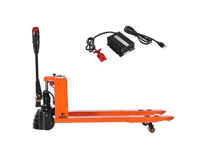 VEVOR Electric Pallet Jack, 3300 lbs Load Capacity, Lithium Battery Powered Pallet Jack Truck with 48L x 27W Inch Forks for Material Handling,...