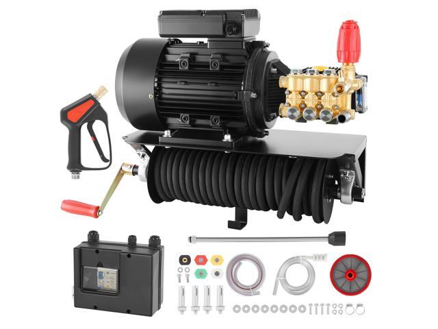 VEVOR Electric Pressure Washer Pump Kit, 1950 PSI, 3.2 GPM, Triplex Power Washer Pump with 5 HP Motor 240 V, Includes Wall Mount Bracket, Spray...