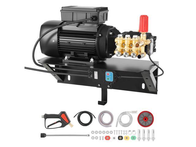 VEVOR Electric Pressure Washer Pump Kit, 1220 PSI, 2.2 GPM, Triplex Power Washer Pump with 2 HP Motor 120 V, Includes Wall Mount Bracket, Spray...