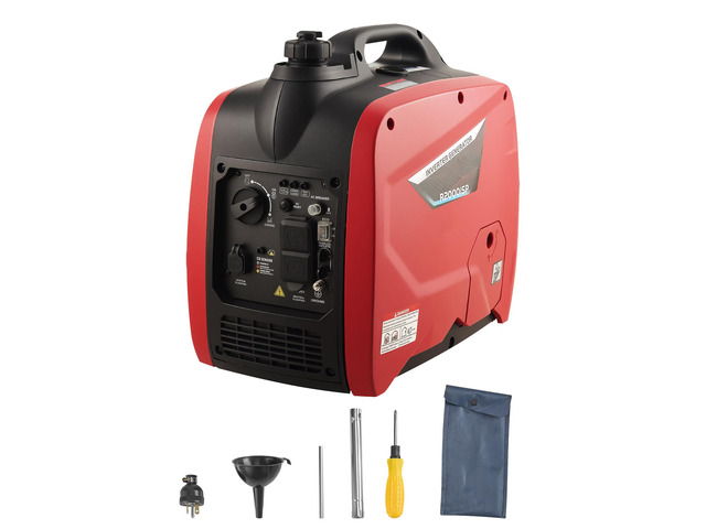 VEVOR Inverter Generator, 2900W Peak Watt Quiet Inverter Generator, Portable Inverters Generators for Home Use, Gas Powered, Compact and...
