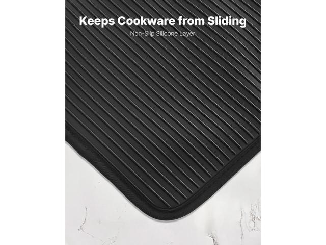 VEVOR Pot Holders Heat Resistant 500°F with Anti-Slip Silicone Strips 2 Pack