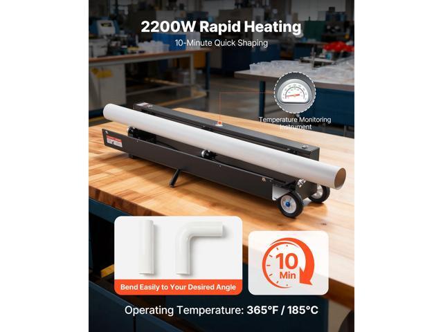 Vevor Electric PVC Conduit Heater, 1/2' to 4', 2200W Rapid and Even Heating, PVC Bender Heater Pipe Bending Tool with Carrying Handle, Easy to Use,...