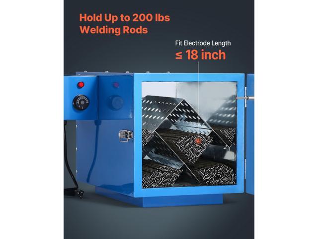 Vevor Welding Rod Oven, 200LBS Capacity Countertop Electrodes Drying Oven 1060W 120V, 104°F - 392°F Adjustable Welding Rods Dryer for 18-inch Stick...