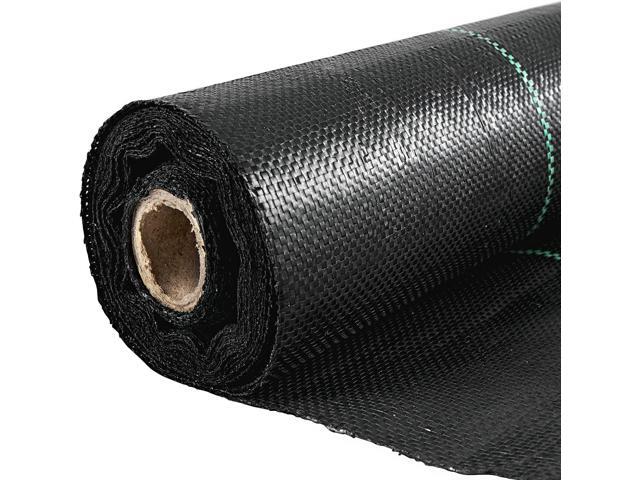 Weed Barrier Landscape Fabric, 6 x 250 ft, 4.1 Oz Premium Woven Ground Cover, Heavy Duty PP Material & Easy Setup, Weed Control for Outdoor Garden,...