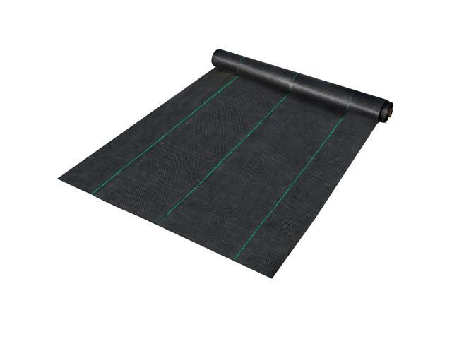 Weed Control Fabric 6ft x 300ft - Geo Textile Fabric Heavy Duty - Woven Ground Cover for Commercial Greenhouse, Yard, Garden Barrier Cloth Blocker Mat