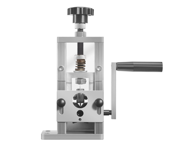 Manual Wire Stripping Machine, 0.06-1 in, Copper Stripper with Hand Crank or Drill Powered, 64Mn Quenched Blades, 45# Steel Rollers, Aluminum Alloy...