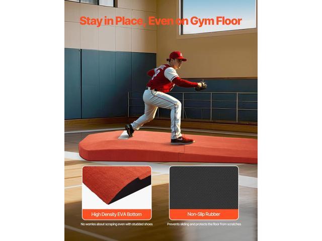 Pitching Mound, Portable Baseball Game Mound, 127 in Indoor Outdoor Pitching Practice and Training Equipment, Softball Pitching Aids with Antifade...