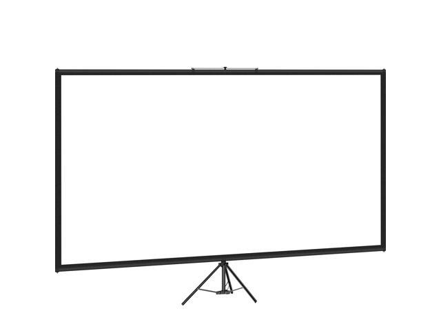 Tripod Projector Screen with Stand 70 inch 16:9 4K HD Projection Screen Stand Wrinkle-Free Height Adjustable Portable Screen for Projector Indoor &...
