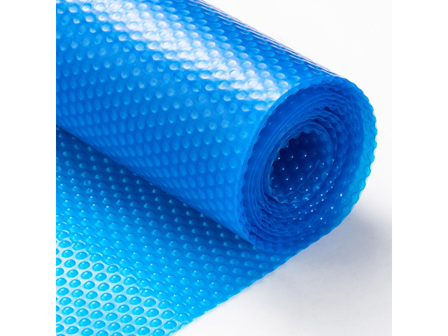 Solar Pool Cover, 32 x 16 ft Rectangle Solar Blanket for Pools, Inground Above Ground Swimming Pool Solar Cover, 16 mil Solar Covers Blue