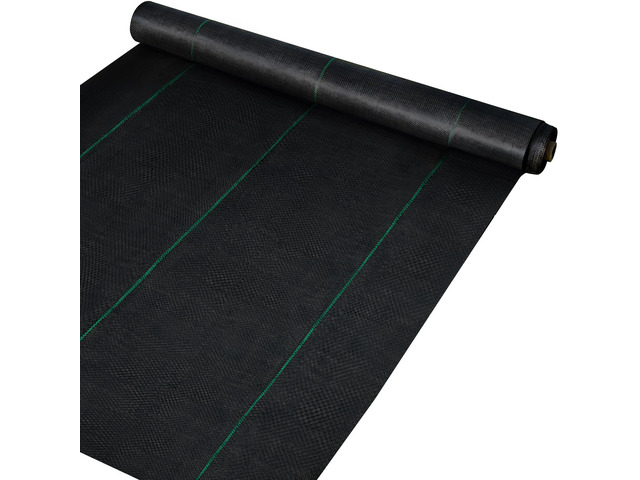 3FTx50FT Premium Weed Barrier Fabric Heavy Duty 5OZ, Woven Weed Control Fabric, High Permeability Good for Flower Bed, Geotextile Fabric for...