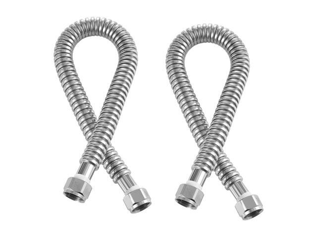 Water Heater Kit, 24 Inch Length Water Heater Flex Connector, Waters Heaters Installation Kit with 3/4' FIP x 3/4' FIP Inlet & Outlet Connection...