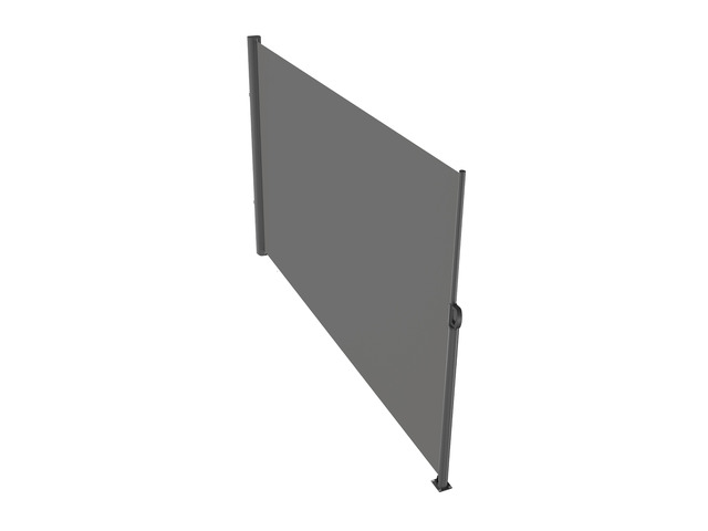 Retractable Side Awning, 71''x 118'' Aluminum Outdoor Privacy Screen, 280g Polyester Water-proof Retractable Patio Screen, UV 30+ Room Divider Wind...