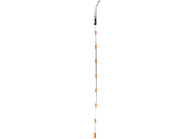 Manual Pole Saw,4.6-9.8 ft Extendable Tree Pruner, Sharp Steel Blade for High Branches Trimming, Manual Branch Trimmer with Lightweight Aluminum...