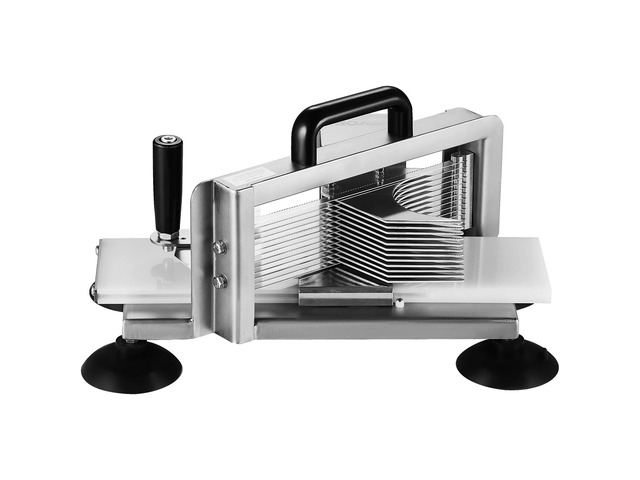 Commercial Tomato Slicer, 3/16 inch Tomato Cutter Slicer, Stainless Steel Heavy Duty Tomato Slicer Machine, Manual Tomato Slicer with Non-slip...