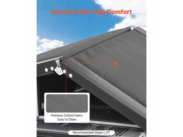 Dog Ramp for Cars, 63' L x 17' W, Folding Pet Ramps for Medium & Large Dogs up to 250lbs, Pet Stair Ramp with Non-Slip Oxford Fabric Surface,...