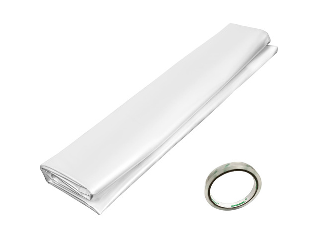 Greenhouse Film 24 x 50 ft, Greenhouse Polyethylene Film 6 Mil Thickness, Greenhouse Plastic Greenhouse Clear Plastic Film UV Resistant,...