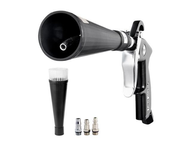 Car Cleaning Gun, 6-9.2 Bar High-Pressure Air Blow Gun with 2 Set Nozzles, 360° Rotating Nozzle for Complete Cleaning, Quickly Blasts Dirt and Dust...