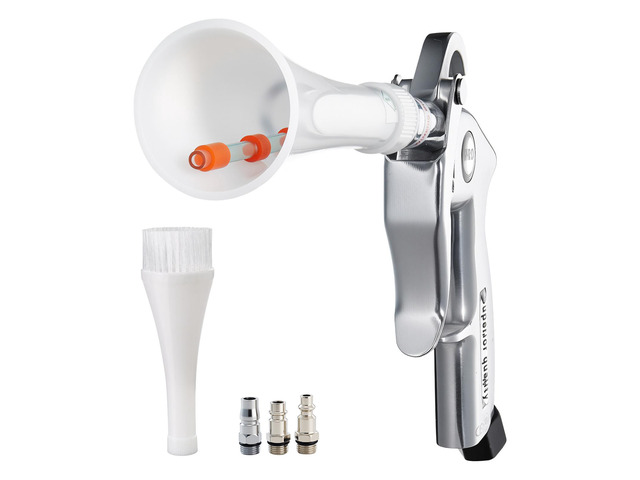 Car Cleaning Gun, 6-9.2 Bar High-Pressure Air Blow Gun with 2 Set Nozzles, 360° Rotating Nozzle for Thorough Cleaning, Quickly Blasts Dirt and Dust...