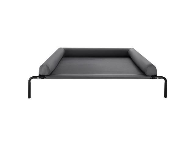 VEVOR Elevated Dog Bed for Large Dogs, Portable Raised Dog Cot with Washable Pillow, Indoor & Outdoor Pet Cooling Raised Hammock Bed with Steel...