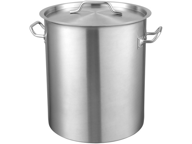 Stainless Steel Stockpot, 42 Quart Large Cooking Pots, Cookware Sauce Pot with Basket, Lid, and Handle, Heavy Duty Commercial Grade Stock Pot,...