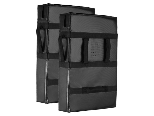 Football Blocking Dummy, 24x16 in Blocking Pads, Kick Shield Pad with Handles, High-Density Sponge Tackle Dummies, Heavy Duty Training Equipment...