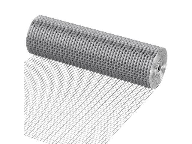 Hardware Cloth, 1/2 inch 24in x 50 ft 19 Gauge, Hot Dipped Galvanized Wire Mesh Roll, Chicken Wire Fencing, Wire Mesh for Rabbit Cages, Garden,...