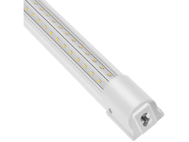 10 Pack LED Shop Light, 4 FT, 40W Linkable Shop Light Fixture, 6500 LM Ceiling Lights 59 in Power Cords with ON/OFF Switch 48 in Connector Cables,...