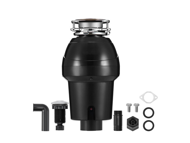 Garbage Disposal, 1.25HP 3360RPM Continuous Feed Food Waste Disposer, EZ Connect Food Waste Grinding System with Sound Reduction, Power Cord &...