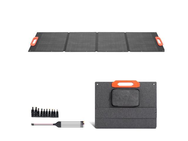 150W Foldable Monocrystalline Solar Panel, 23% Efficiency Portable ETFE Mono Solar Panel Charger with MC4 Output, Type-C, QC3.0 USB & DC Ports,...