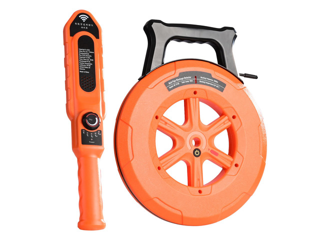 Pipe Locators, 100ft/30m PVC Pipe Locators Underground, IP67 Waterproof Pipe Blockage Detector with Adjustable Sensitivity, Sewer Wall Scanner...