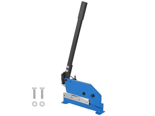 8' Manual Hand Plate Shear for Metal Sheet Processing, HS-8 Benchtop Cutter with Q235 Material, for Crafts Thick Steel Crafting, Heavy Duty Roll...
