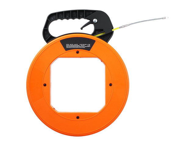 VEVOR Fish Tape Wire Cable Line Puller 200ft 3/16in Fiberglass High Plastic Case