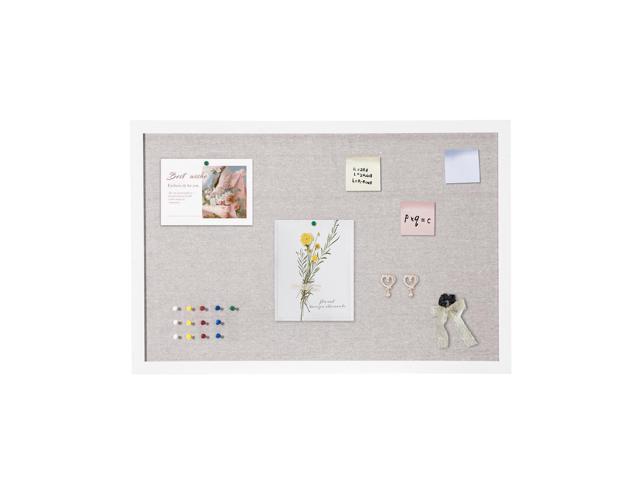 30'x20' White Cork Board with Linen Surface Stylish Wall-Mounted Bulletin Board for Home, School, Office Elegant & Functional Noticeboard